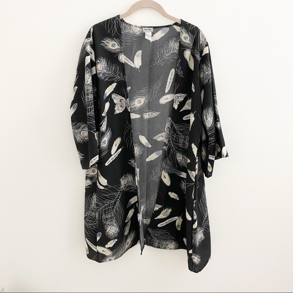 Genovega Peacock Butterfly Kimono